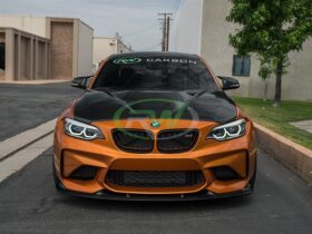 Brand: 2020-2024 BMW 2 Series F87 M2 3D Style CF Front Lip Spoiler