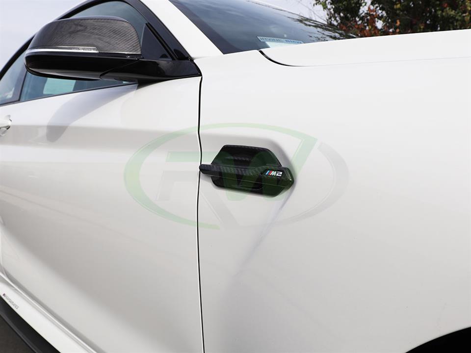 Brand: 2020-2024 BMW 2 Series F87 M2 Carbon Fiber Fender Trims