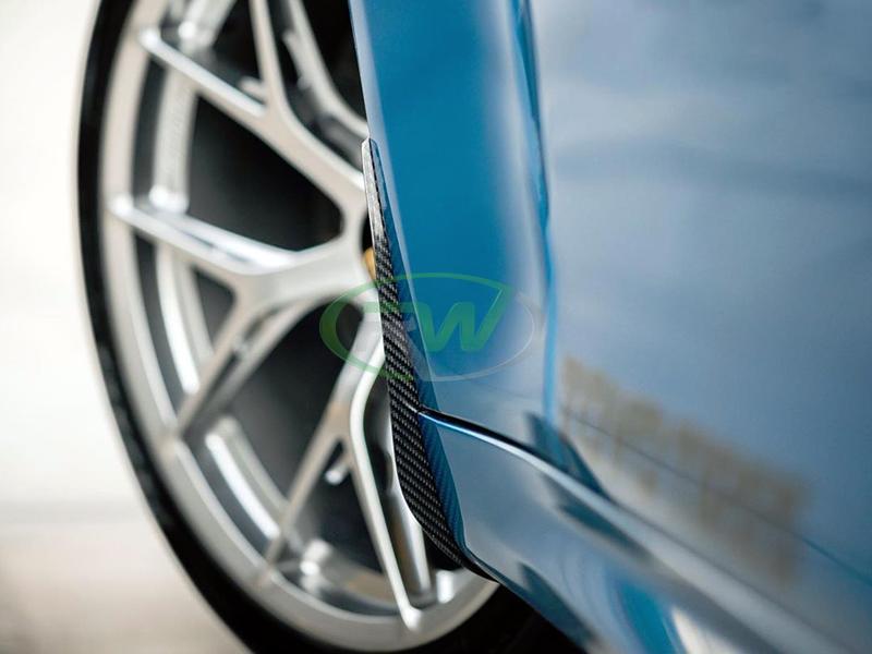 Brand: 2020-2024 BMW 2 Series F87 M2 Carbon Fiber Front Splash Guards