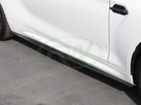 Brand: 2020-2024 BMW 2 Series F87 M2 Carbon Fiber Side Skirt Extensions