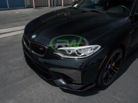 Brand: 2020-2024 BMW 2 Series F87 M2 Carbon Fiber Upper Bumper Splitters