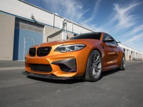 Brand: 2020-2024 BMW 2 Series F87 M2 Carbon Fiber Upper Bumper Splitters