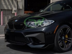 Brand: 2020-2024 BMW 2 Series F87 M2 Carbon Fiber Upper Bumper Splitters