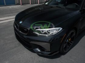 Brand: 2020-2024 BMW 2 Series F87 M2 Carbon Fiber Upper Bumper Splitters