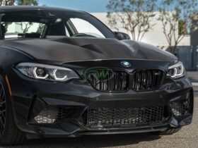 Brand: 2020-2024 BMW 2 Series F87 M2 Center Carbon Fiber Front Lip Spoiler
