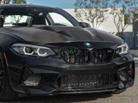 Brand: 2020-2024 BMW 2 Series F87 M2 Center Carbon Fiber Front Lip Spoiler