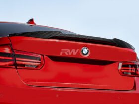 Brand: 2020-2024 BMW 3 Series F30 F80 M4 Style Carbon Fiber Trunk Spoiler