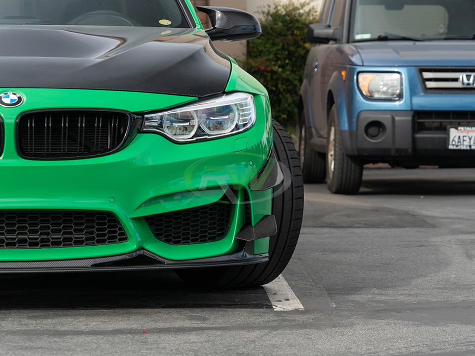 Brand: 2020-2024 BMW 3 Series F80 F82 F83 GT4 Style Carbon Fiber Canards