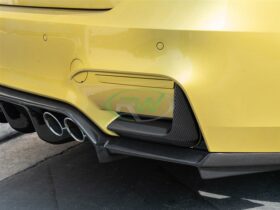 Brand: 2020-2024 BMW 3 Series F8X M3/M4 CF Rear Bumper Splitters