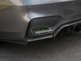 Brand: 2020-2024 BMW 3 Series F8X M3/M4 CF Rear Bumper Splitters