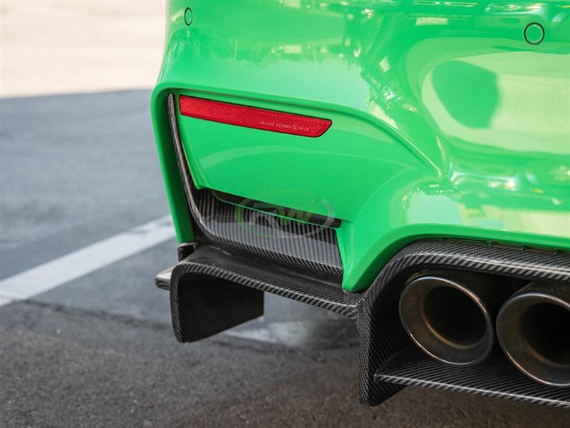 Brand: 2020-2024 BMW 3 Series F8X M3/M4 CF Rear Bumper Splitters