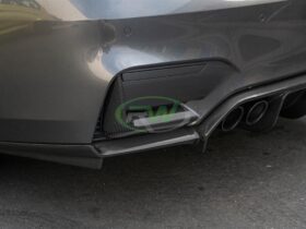 Brand: 2020-2024 BMW 3 Series F8X M3/M4 CF Rear Bumper Splitters