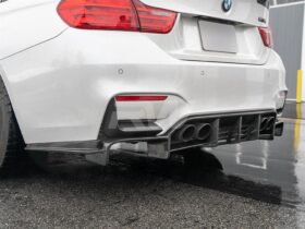Brand: 2020-2024 BMW 3 Series F8X M3 M4 Exotics V2 Style CF Rear Diffuser