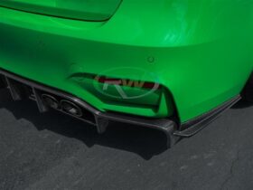 Brand: 2020-2024 BMW 3 Series F8X M3 M4 Exotics V2 Style CF Rear Diffuser