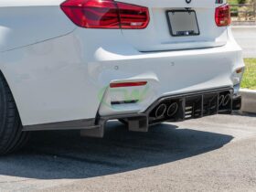 Brand: 2020-2024 BMW 3 Series F8X M3 M4 Exotics V2 Style CF Rear Diffuser