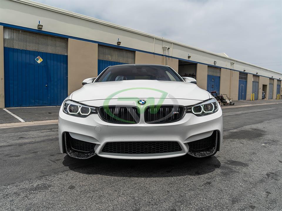 Brand: 2020-2024 BMW 3 Series F8X M3 M4 Forged Carbon Splitters