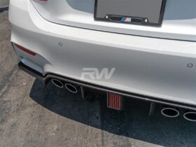 Brand: 2020-2024 BMW 3 Series F8x M3 M4 Kholen Style CF Rear Diffuser