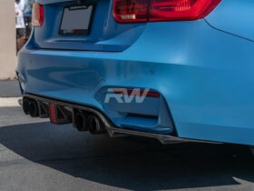 Brand: 2020-2024 BMW 3 Series F8x M3 M4 Kholen Style CF Rear Diffuser