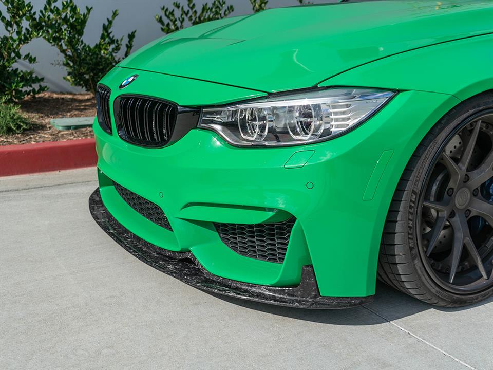 Brand: 2020-2024 BMW 3 Series F8x M3 M4 RWS Forged Carbon Front Lip