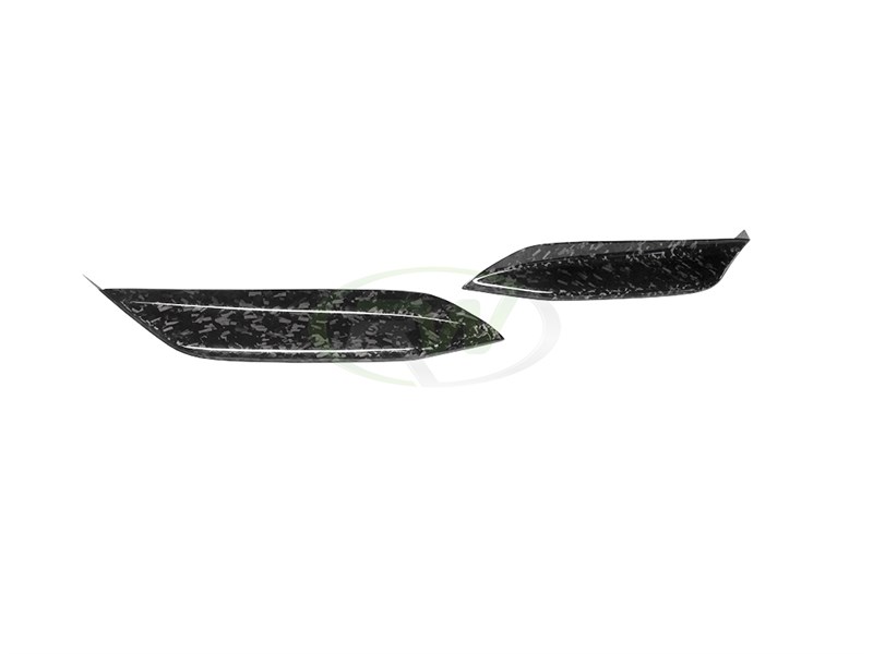 Brand: 2020-2024 BMW 3 Series F8X M3/M4 Upper Forged Carbon Fiber Splitters