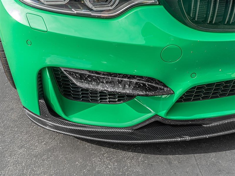 Brand: 2020-2024 BMW 3 Series F8X M3/M4 Upper Forged Carbon Fiber Splitters