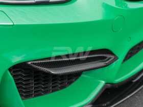 Brand: 2020-2024 BMW 3 Series F8X M3/M4 V2 Upper Carbon Fiber Splitters