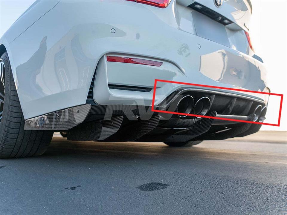 Brand: 2020-2024 BMW 3 Series F8X M3 M4 Varis Style CF Rear Diffuser