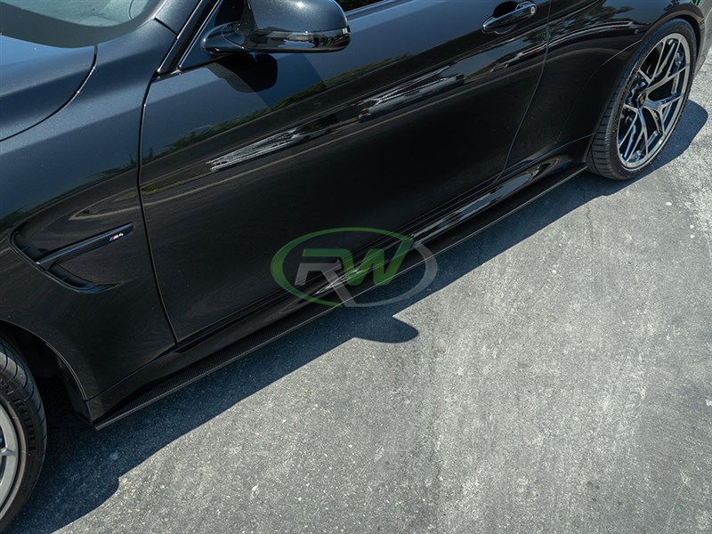 Brand: 2020-2024 BMW 4 Series F82 F83 M4 CF Side Skirt Extensions