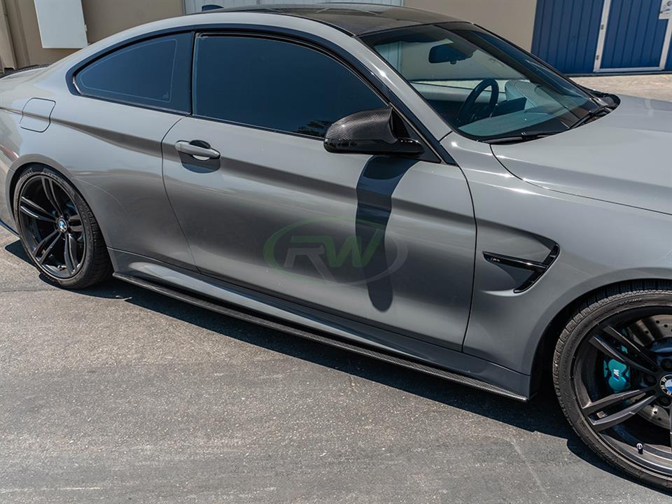 Brand: 2020-2024 BMW 4 Series F82 F83 M4 CF Side Skirt Extensions