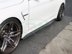 Brand: 2020-2024 BMW 4 Series F82 F83 M4 GTX Carbon Side Skirt Extensions