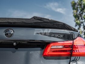 Brand: 2020-2024 BMW 5 Series G30 F90 GTX Carbon Fiber Trunk Spoiler