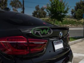 Brand: 2020-2024 BMW Brand: F16 X6 F86 X6M Carbon Fiber Trunk Spoiler