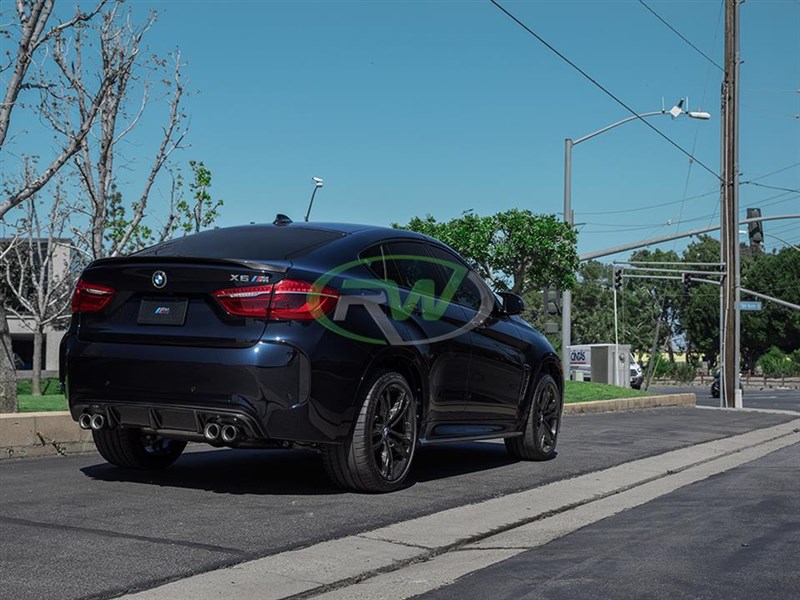 Brand: 2020-2024 BMW Brand: F16 X6 F86 X6M Carbon Fiber Trunk Spoiler