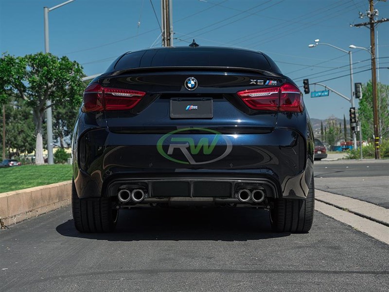 Brand: 2020-2024 BMW Brand: F16 X6 F86 X6M Carbon Fiber Trunk Spoiler