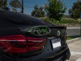 Brand: 2020-2024 BMW Brand: F16 X6 F86 X6M Carbon Fiber Trunk Spoiler