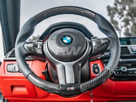 Brand: 2020-2024 BMW F2X F3X F8X Carbon Fiber Steering Wheel Replacement