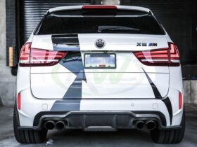 Brand: 2020-2024 BMW F85 X5M 3D Style Carbon Fiber Diffuser