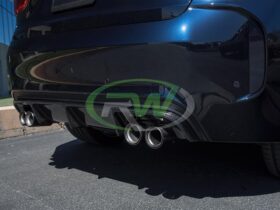 Brand: 2020-2024 BMW F85 X5M/F86 X6M Carbon Fiber Diffuser