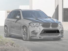 Brand: 2020-2024 BMW F85 X5M F86 X6M Carbon Fiber Front Bumper Trim