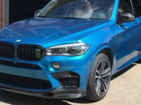 Brand: 2020-2024 BMW F85 X5M/F86 X6M CF Upper Splitters