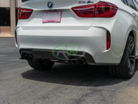 Brand: 2020-2024 BMW F86 X6M 3D Style Carbon Fiber Diffuser