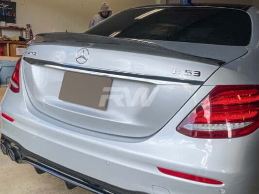 RW Carbon Mercedes W213 GTX Carbon Fiber Trunk Spoiler