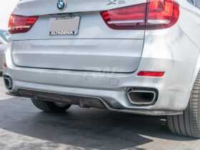 Brand: 2020-2025 BMW F15 X5 M Sport 3D Style Carbon Fiber Diffuser