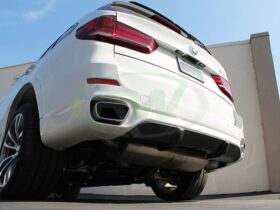 Brand: 2020-2025 BMW F15 X5 M Sport Carbon Fiber Rear Diffuser
