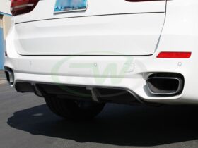 Brand: 2020-2025 BMW F15 X5 M Sport Carbon Fiber Rear Diffuser