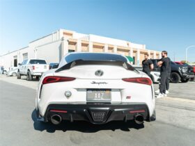 Brand: 2020-2025 Toyota 2020-2022 Toyota GR Supra Supra A90 20+ Carbon Fiber Trunk Spoiler