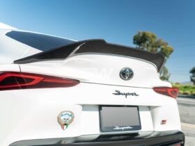 Brand: 2020-2025 Toyota 2020-2022 Toyota GR Supra Supra A90 20+ Carbon Fiber Trunk Spoiler