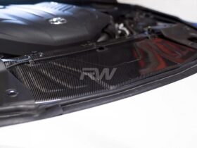 Brand: 2020-2025 Toyota 2020-2022 Toyota GR Supra Supra A90 Carbon Fiber Cooling Shroud