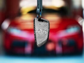 Brand: 2020-2025 Toyota 2020-2022 Toyota GR Supra Supra A90 Carbon Fiber Key Case