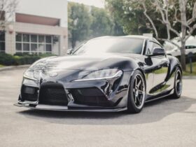 Brand: 2020-2025 Toyota 2020-2022 Toyota GR Supra Supra Carbon Fiber Front Lip Spoiler